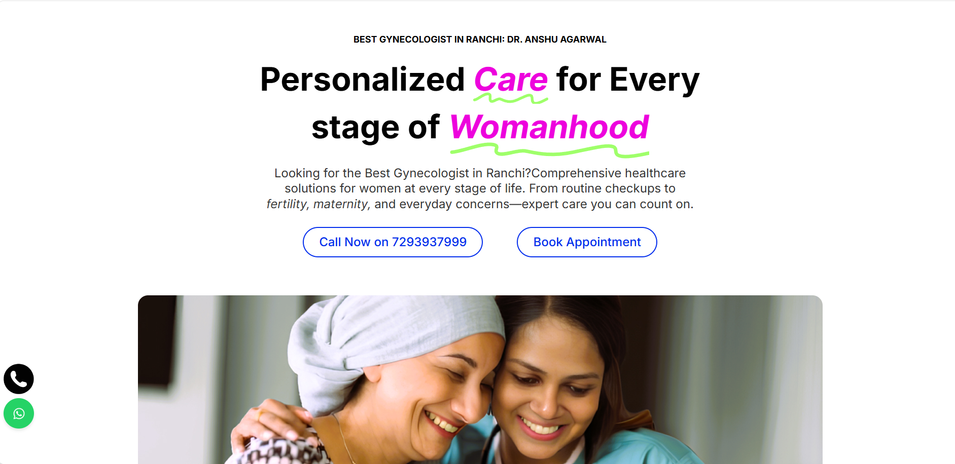 Dr. Anshu Agarwal gynaecology website